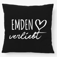 Kissen Emden verliebt 40x40cm