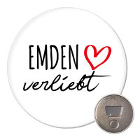 Magnet Emden verliebt 59mm Kühlschrankmagnet Flaschenöffner