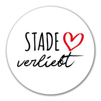 Aufkleber Stade verliebt 10cm Sticker