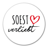 Aufkleber Soest verliebt 10cm Sticker
