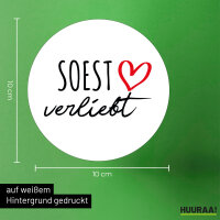 Aufkleber Soest verliebt 10cm Sticker