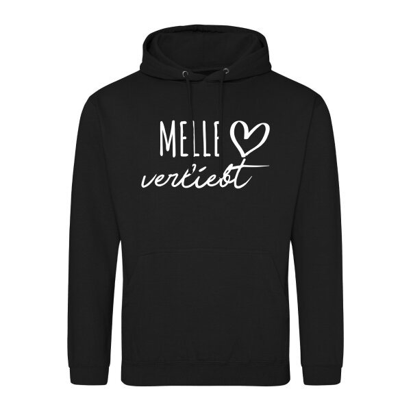 Unisex Hoodie Melle verliebt Größe S-3XL