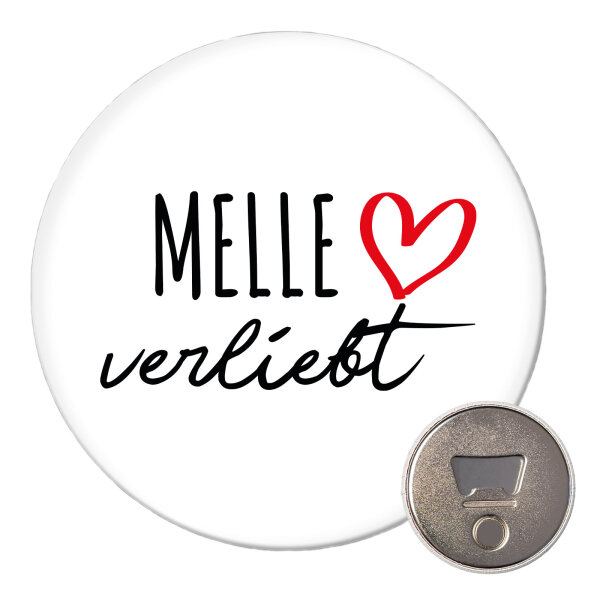 Magnet Melle verliebt 59mm Kühlschrankmagnet Flaschenöffner