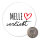 Magnet Melle verliebt 59mm Kühlschrankmagnet