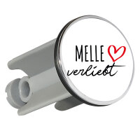 Waschbeckenstöpsel Melle verliebt 4cm Abflussstopfen