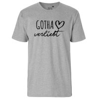 Männer T-Shirt Gotha verliebt Größe L Sport Grey