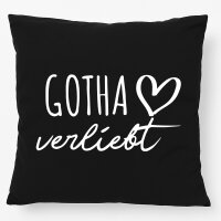 Kissen Gotha verliebt 40x40cm