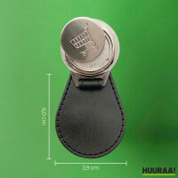 Anhänger Bünde verliebt Metall mit Kunstleder