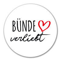 Aufkleber Bünde verliebt 10cm Sticker