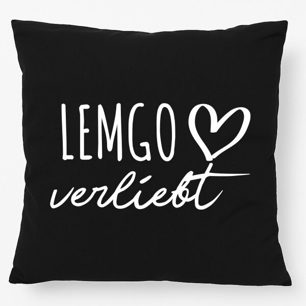 Kissen Lemgo verliebt 40x40cm