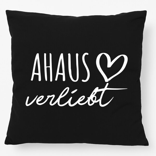 Kissen Ahaus verliebt 40x40cm