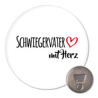 Magnet Schwiegervater mit Herz 59mm...