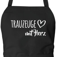 Schürze Trauzeuge mit Herz