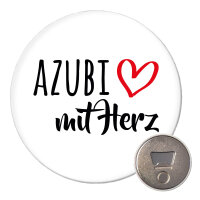 Magnet Azubi mit Herz 59mm Kühlschrankmagnet...