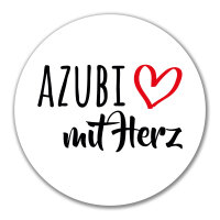 Aufkleber Azubi mit Herz 10cm Sticker
