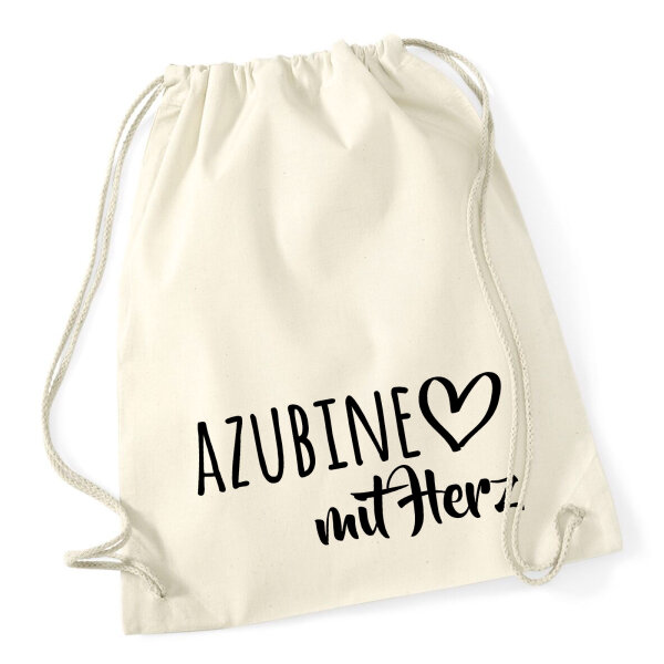 Turnbeutel Azubine mit Herz 12 Liter