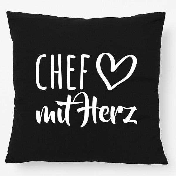 Kissen Chef mit Herz 40x40cm