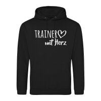 Unisex Hoodie Trainer mit Herz Größe S-3XL