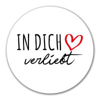 Aufkleber In dich verliebt 10cm Sticker