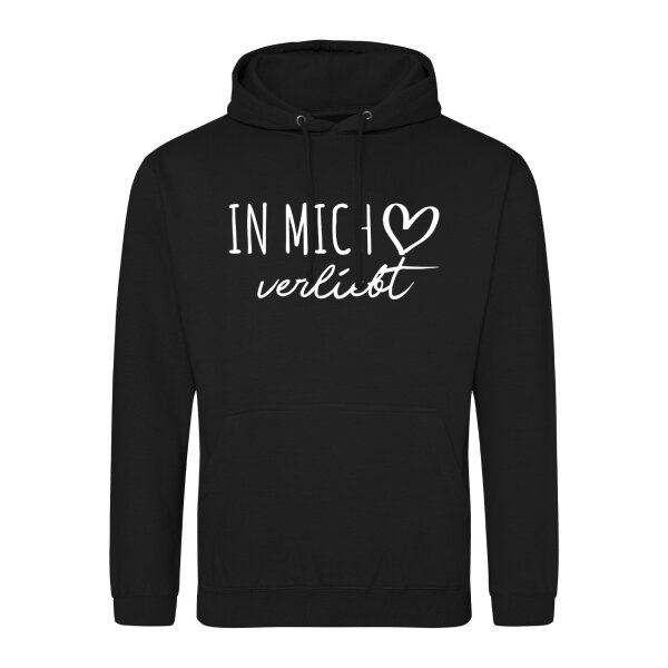 Unisex Hoodie In mich verliebt Größe S-3XL
