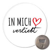 Magnet In mich verliebt 59mm Kühlschrankmagnet...