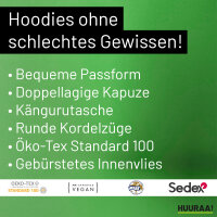 Unisex Hoodie Fische Symbol Größe S-3XL
