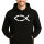Unisex Hoodie Fische Symbol Größe S-3XL