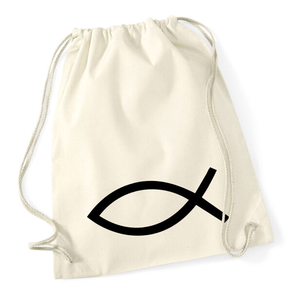 Turnbeutel Fische Symbol 12 Liter