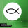 Aufkleber Fische Symbol 10cm Sticker