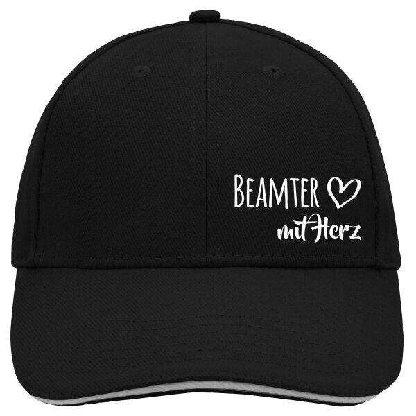 Cappy Mütze Beamter mit Herz