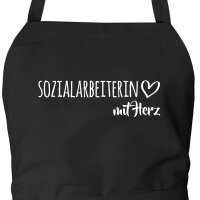 Schürze Sozialarbeiterin mit Herz