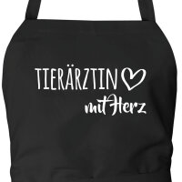 Schürze Tierärztin mit Herz