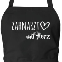 Schürze Zahnarzt mit Herz