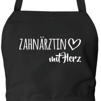 Schürze Zahnärztin mit Herz