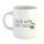 Kaffeetasse Make Love not War Weiß 330ml
