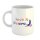 Kaffeetasse Love & Peace Taube Weiß 330ml