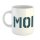 Kaffeetasse Moin Kompass Weiß 330ml