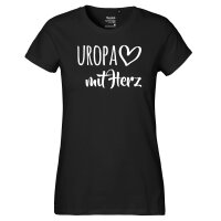 Damen T-Shirt Uropa mit Herz Größe XS-XXL