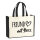 Jutetasche Freund mit Herz 21 Liter Black
