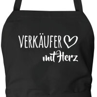 Schürze Verkäufer mit Herz