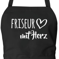 Schürze Friseur mit Herz