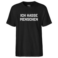 Herren T-Shirt Ich hasse Menschen Größe S-3XL