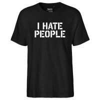 Herren T-Shirt I hate people Größe S-3XL