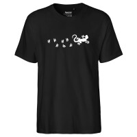 Herren T-Shirt Gecko Tapsen Größe S-3XL