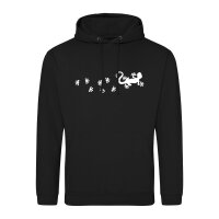 Unisex Hoodie Gecko Tapsen Größe S-3XL