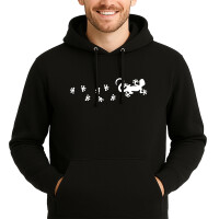 Unisex Hoodie Gecko Tapsen Größe S-3XL