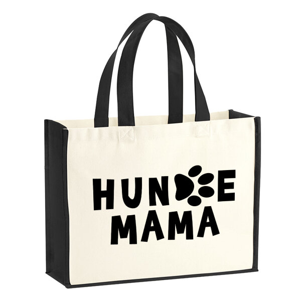 Jutetasche Hundemama Tapse 21 Liter Black