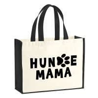 Jutetasche Hundemama Tapse 21 Liter Black