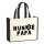 Jutetasche Hundepapa Tapse 21 Liter Black
