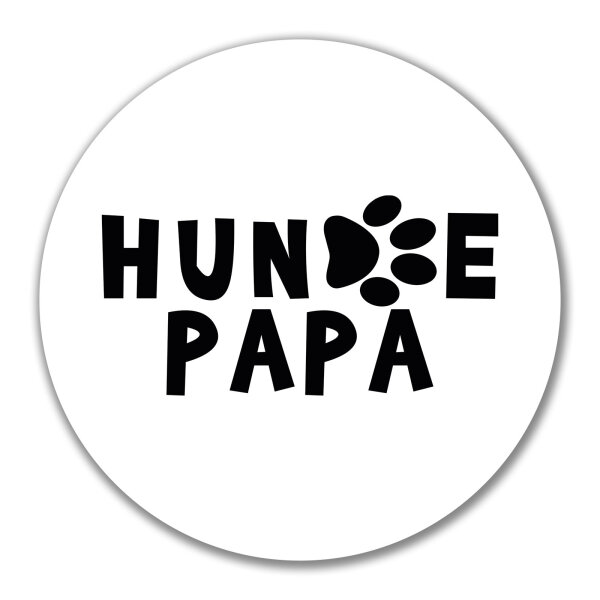 Aufkleber Hundepapa Tapse 10cm Sticker